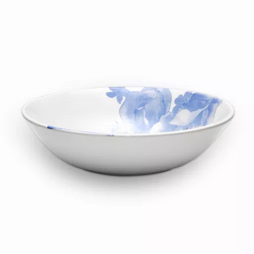 Blue Floral Cereal Bowl Set