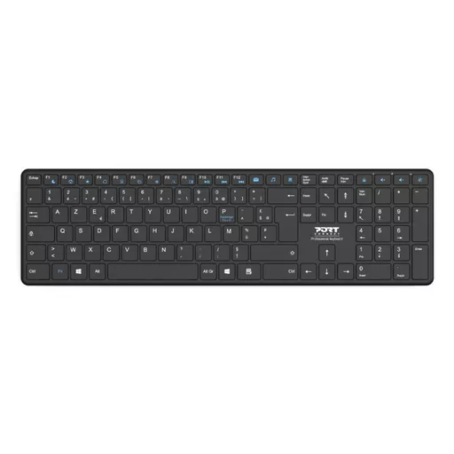 Port Designs 900903-R-UK keyboard Home Bluetooth QWERTY UK English Black