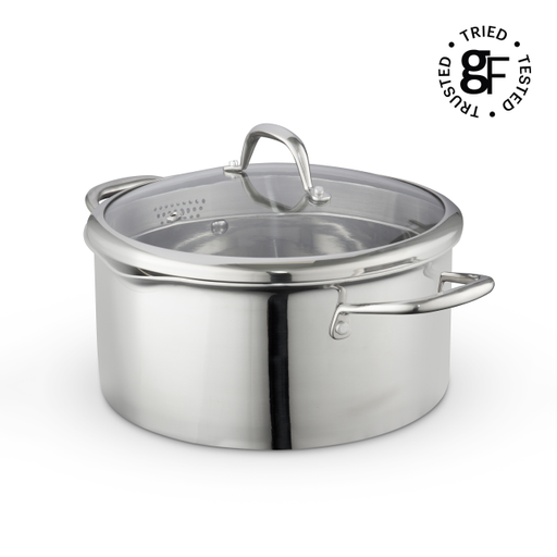 Image of Good Food TriPly 28cm Casserole with Lid Stainless Steel