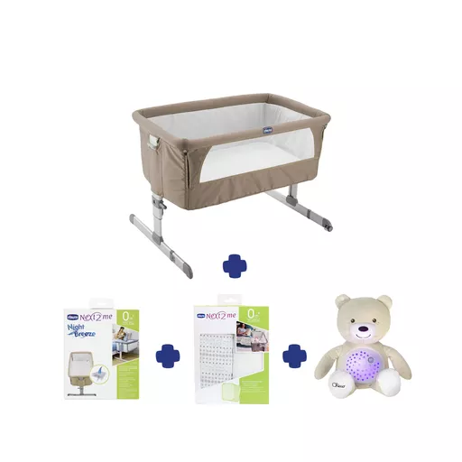 Chicco Next2Me Essential Bundle in Dune