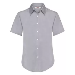 Lady-Fit Short Sleeve Oxford Shirt
