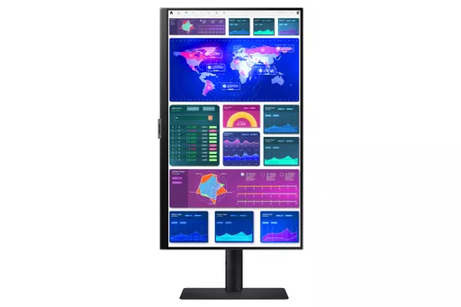 Samsung LS24A600UCUXXU computer monitor 61 cm (24") 2560 x 1440 pixels Quad HD Black