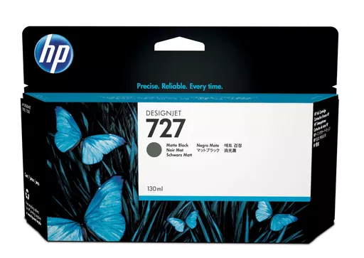 HP B3P22A/727 Ink cartridge black matt 130ml for HP DesignJet T 920/930