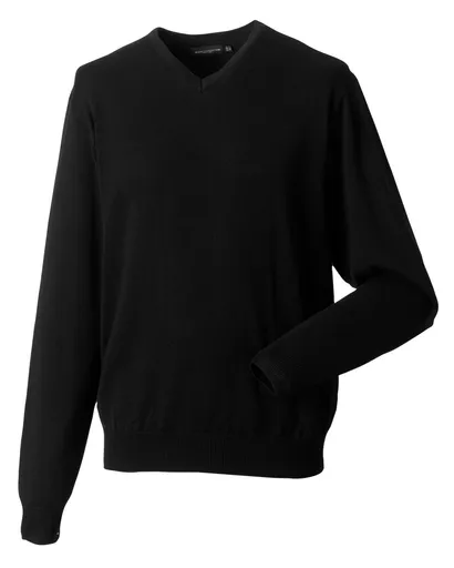 Men's V-Neck Knitted Pullover