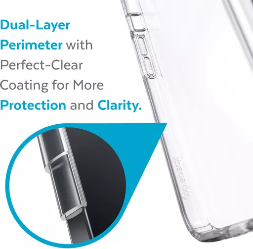 Speck Presidio Perfect Clear Apple iPhone 13 Pro Max Clear - with Microban