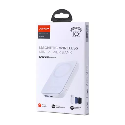 Joyroom - JR-W020 1000mAh Mini Magnetic Wireless Powerbank (White)