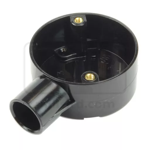 Marshall-Tufflex Round PVC Conduit Terminal Box - Black