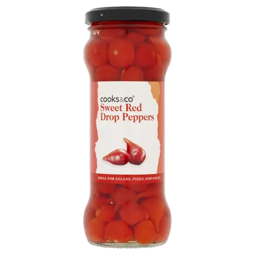 Sweet Red Drop Peppers 235g