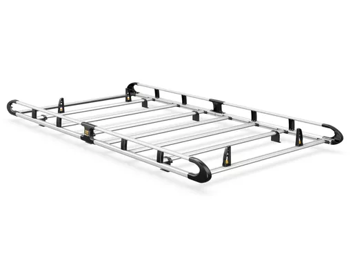 Ford Transit Custom 2013-2023 L1, H1 Twin Rear Doors - ULTI Rack+ (Aluminium) - 6 Bar Roof Rack