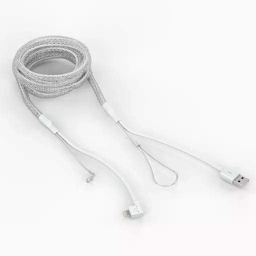 Bouncepad CB-RF-LIGHT-W lightning cable 2 m White