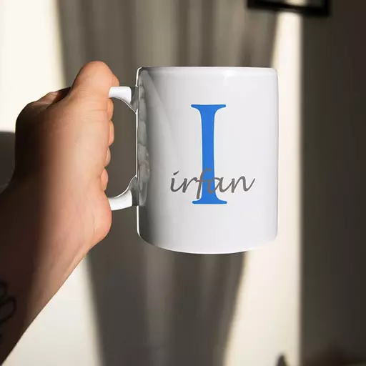Father's Day personalised initial mug - Custom dad gift