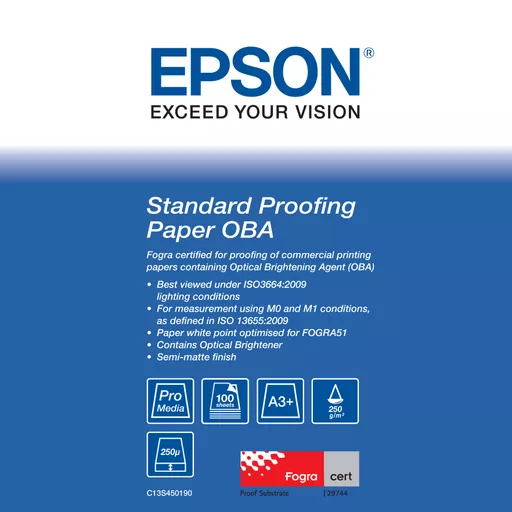 Epson Standard Proofing Paper OBA DIN A3+ 100 Sh