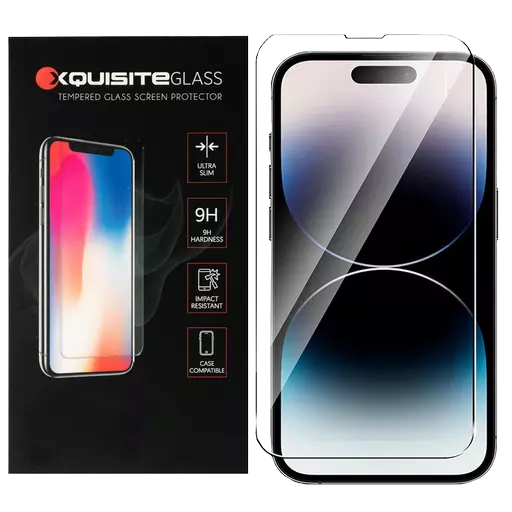Xquisite 2D Glass - iPhone 14 Pro - Clear