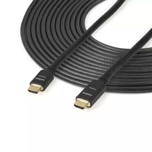 StarTech.com 66ft (20m) Active HDMI Cable - 4K High Speed HDMI Cable with Ethernet - CL2 Rated for In-Wall Install - 4K 30Hz Video - HDMI 1.4 Cord - For HDMI Monitor, Projector, TV, Display