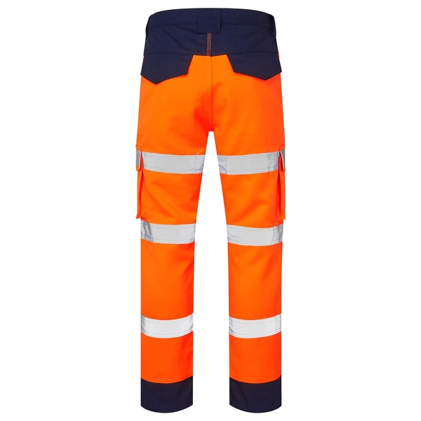 Picture of Supertouch Supertouch Hi-Vis 2 Tone Orange Combat Trousers