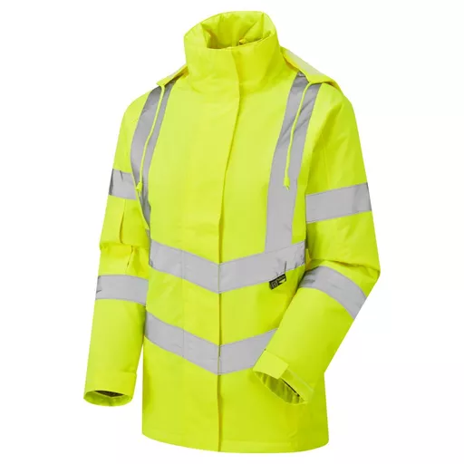 Women's Hi Vis Yellow Kamela Padded Jacket