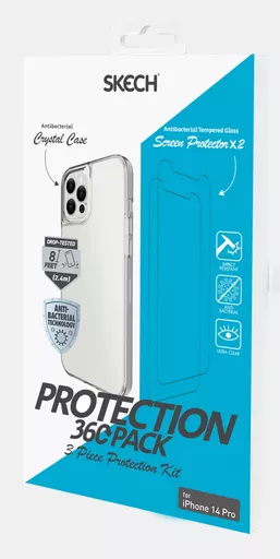 Skech SKB-IPH14P-BB mobile phone screen/back protector Back/screen protector Apple 2 pc(s)