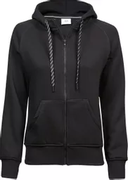 Ladies' Fashion Full Zip Hooded Sweat