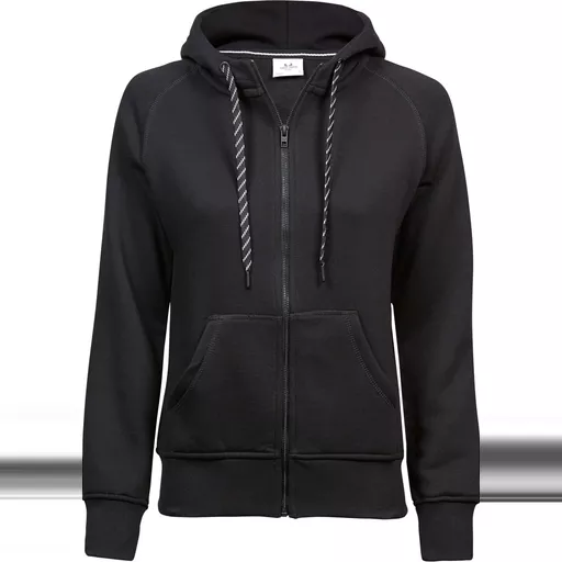 Ladies' Fashion Full Zip Hooded Sweat