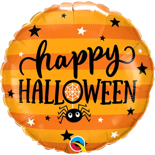 Halloween Spiders & Stars Foil Balloon