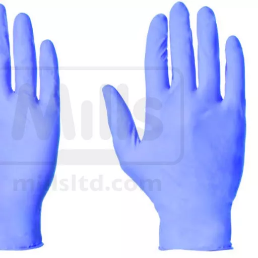Powder-Free Nitrile Gloves - Box of 100 Pieces