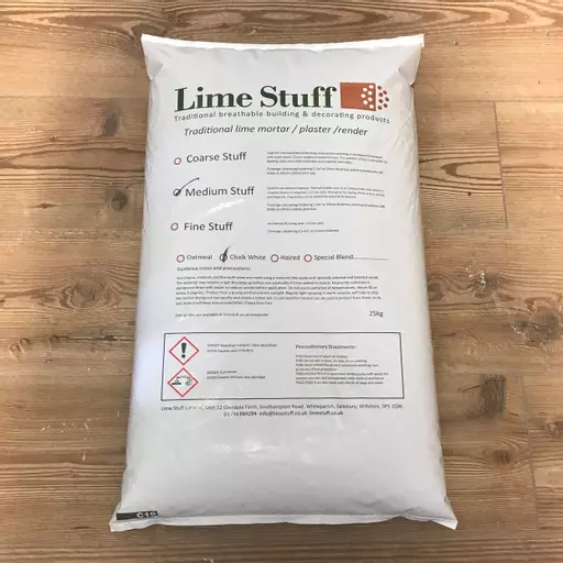 Non Hydraulic Lime Plaster - Medium Stuff