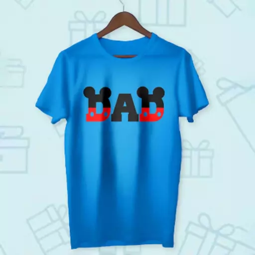 Personalised Micky Mouse inspired 'DAD' T-Shirt