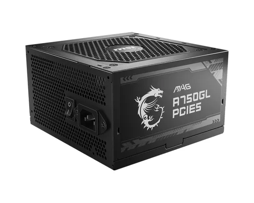 MSI MAG A750GL PCIE5 power supply unit 750 W 20+4 pin ATX ATX Black