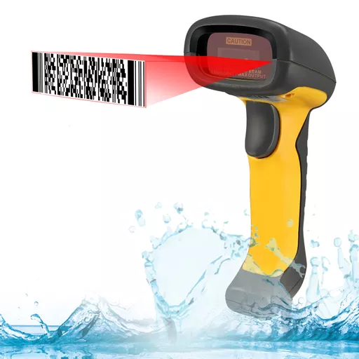 Adesso NuScan 5200TU - Antimicrobial &amp; Waterproof 2D Barcode Scanner