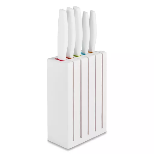 5 Piece Knife Set White
