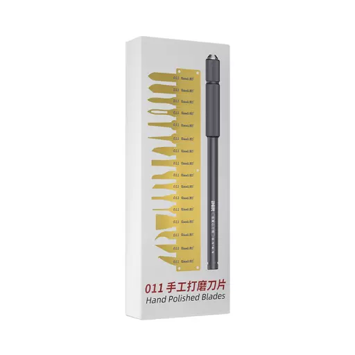 Qianli - 16-Piece Set Precision Blades (011) (w/ Handle)