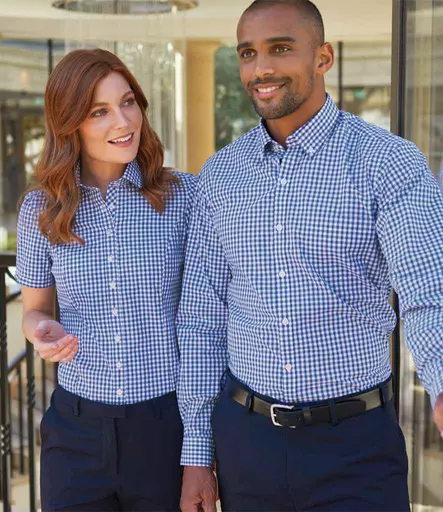 Brook Taverner Montana Gingham Long Sleeve Shirt