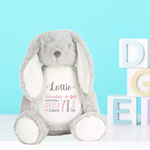 Bunny Rabbit Baby Girl Plush Soft Toy