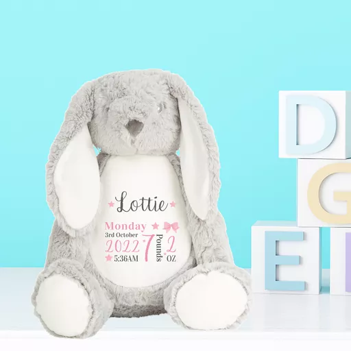Bunny Rabbit Baby Girl Plush Soft Toy