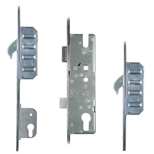 WINKHAUS Cobra Lever Operated Latch & Deadbolt Split Spindle & Lockout, 20mm Radius - 2 Hook