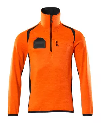 MASCOT® ACCELERATE SAFE Fleece Jumper with half zip