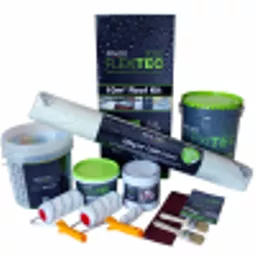 RESTEC Flexitec 2020 GRP Roof Kit Contents.webp