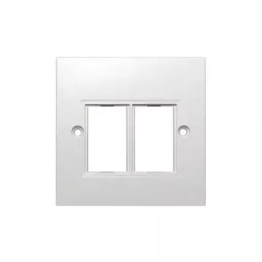 SIngle Gang 6C Module Faceplate (accepts 2 x LJ6C modules)
