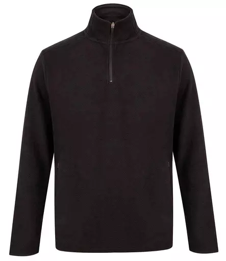 Henbury Zip Neck Micro Fleece