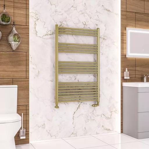 Wendover Straight Multirail 1200 x 750 Brushed Brass