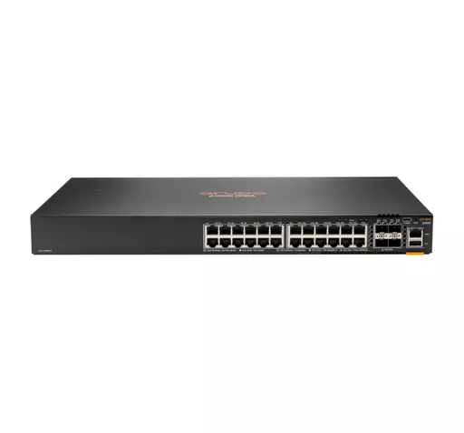 Aruba 6200F 24G Class4 PoE 4SFP+ 370W Managed L3 Gigabit Ethernet (10/100/1000) Power over Ethernet (PoE) 1U Black