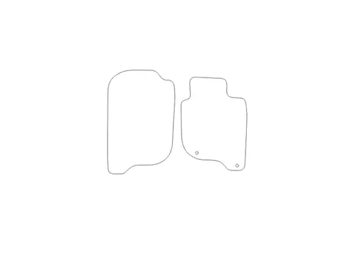 Fiat Fullback 2016+ Tailored Rubber Mats