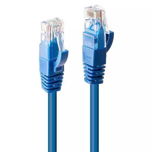 Lindy 3m Cat.6 U/UTP Cable, Blue