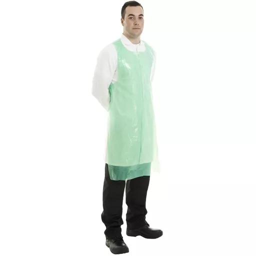 Supertouch 30 Micron PE Aprons On A Roll