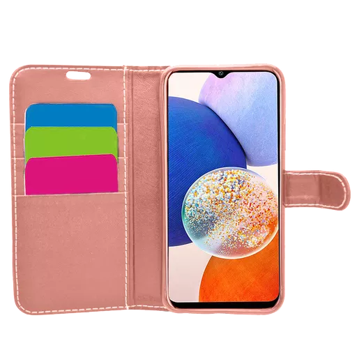 Wallet for Galaxy A14 4G & 5G - Rose Gold