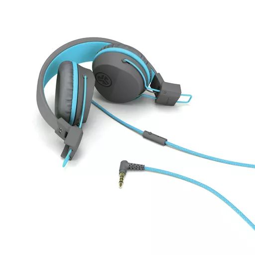 JLab JBuddies Kids Headphones - Grey/Blue