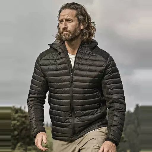 Tee Jays Crossover Hooded Padded Outdoor Jacket