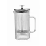 Ribbed Glass 1000ml Cafetiere