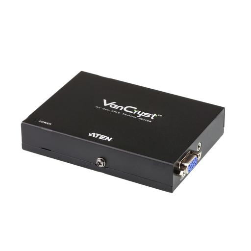 ATEN VE170R AV extender AV receiver Black