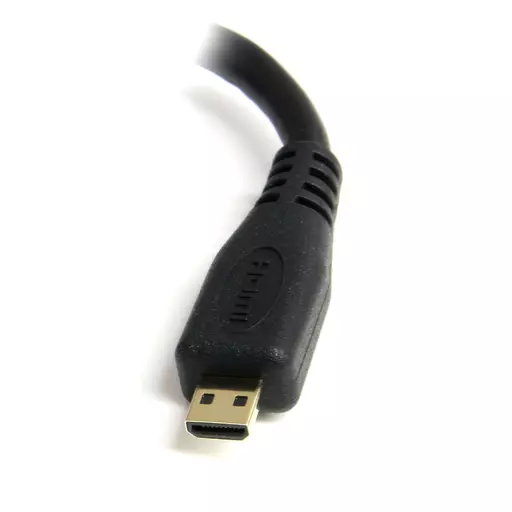 StarTech.com Micro HDMI to HDMI Adapter - 4K 30Hz Video - Durable High Speed Micro HDMI Type-D to HDMI 1.4 Converter/Cable Adapter Dongle - Ultra HD HDMI Monitors, TVs & Displays - M/F